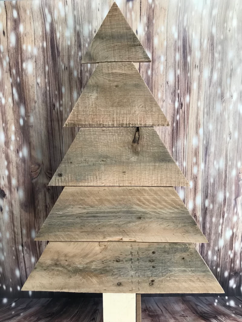Large Traditional Christmas Tree. Pallet. Indoor. Outdoor. Hand Crafted. Hand Painted. Rustic. Farmhouse. - Image 6